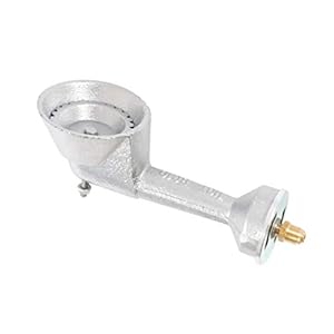 COOKAMP SH10 Cast Iron Propane Burner Head with Brass Fitting Orifice (SH10 – DIY Burner)