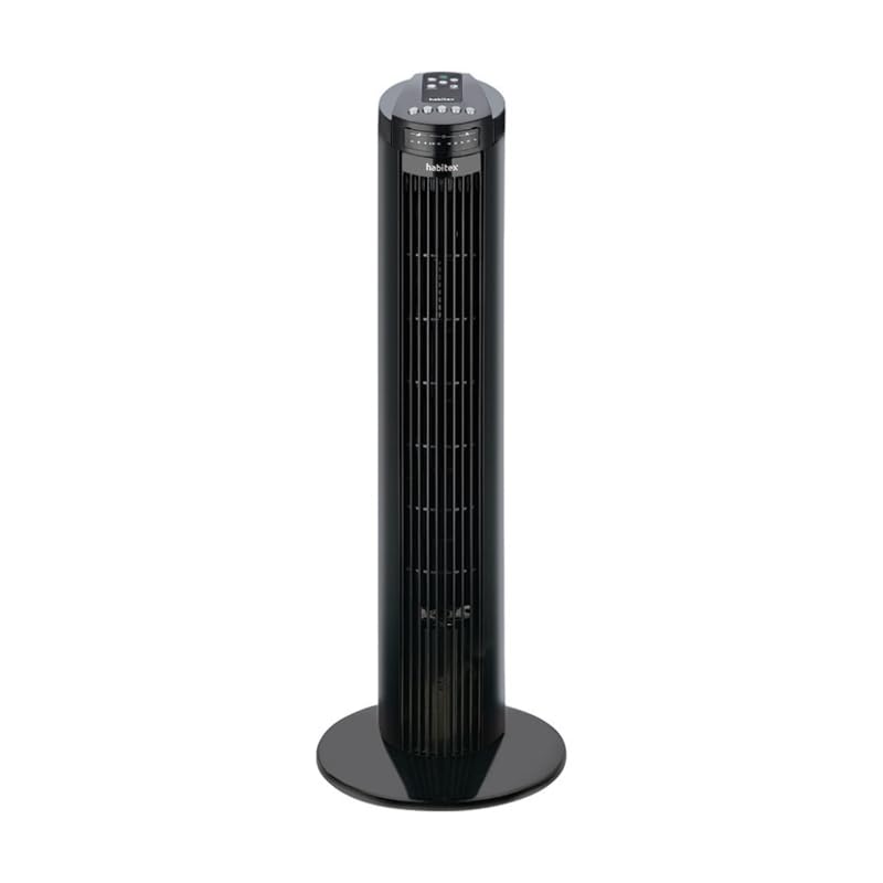Habitex Ventilador Torre 29inch Negro con Mando