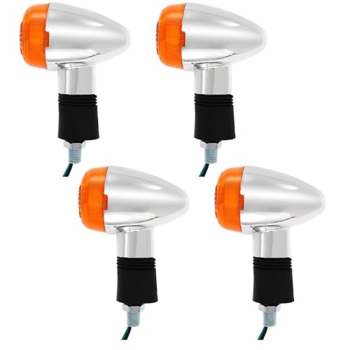 Feu arrière moto ambre et clignotants 10mm pour balades nocturnes