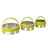 Garantía : 2 años IBILI 724100 - Set 3 Cortapastas Lisos C/Asa Estañados