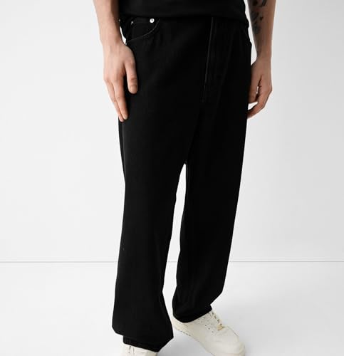 Mens Baggy Jeans Y2k Hip Hop Straight Leg Jeans Vintage Casual Skateboard Pants Loose Fit Denim Jeans2