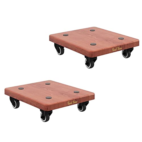 Kunovo Pied Enceinte Paire de Pieds D'enceinte avec Roues Verrouillables, Petits Supports D'enceintes pour Subwoofer/Enceintes Surround/Commercial/Home/cinéma, Mobilité Facile