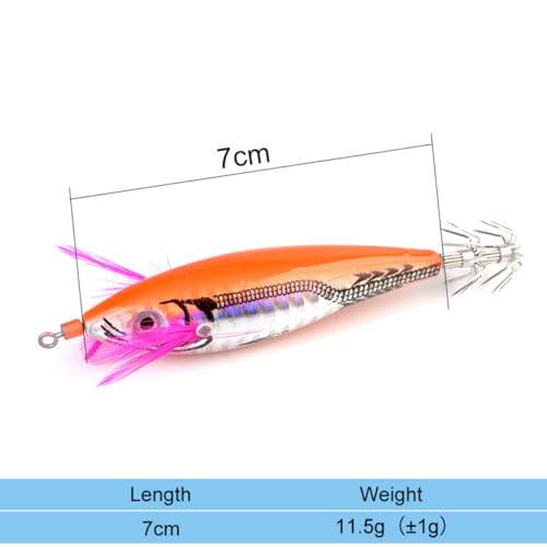 Cebos de pesca resistentes y ligeros TEHAUX pack de 4 piezas 2