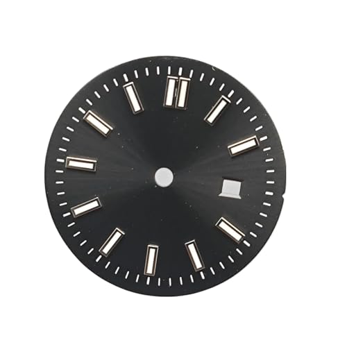 ZHGUIMING 24.5MM EHb`_C O[  fB[X @BvANZT[ NH05 /NH06 [ug 31mmP[Xp(Silver Black dial)