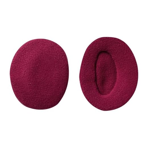 Aurya Bandless Ear Warmers/Earmuffs Winter Ear Covers Outdoor Fleece Ear Muffs for Men Women Kids(Wine Red)