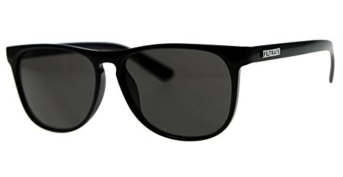 Filtrate Xian Polarized Sunglasses Matte Black / Polarized Gray
