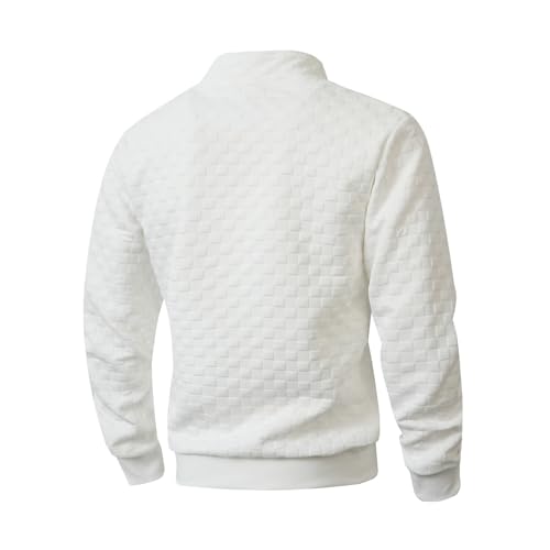 Chaqueta polar impermeable con cremallera un cuarto para senderismo 3