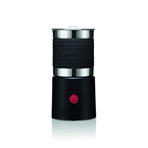 Bodum Espumador de Leche, Negro, 10.3 x 10.3 x 21.1 cm