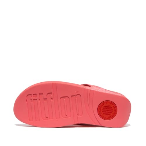 Image of FitFlop Lulu Multi-Tonal Glitter Toe-Post Sandals