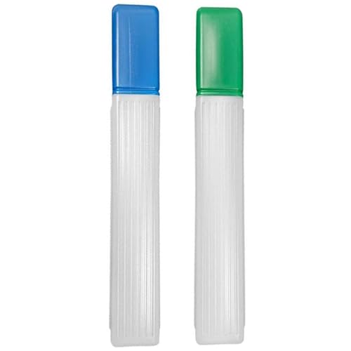 2 Pieces Knitting Needle Storage Tube Case...