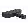 MaxxHaul 50234 Hitch Mount Bump Step For 2 inch Hitch Receiver With Anti Slip Platform For RV SUV Truck Flatbed Camper With Safety Reflectors