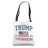 Trump Youngkin 2024 Donald Trump Glenn Youngkin President Tote Bag
