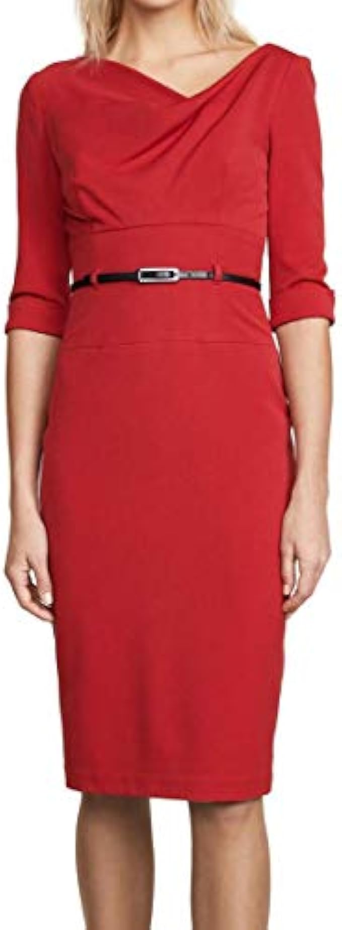 Black Halo Women's 3/4 Sleeve Jackie O Dress