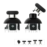 AKNES GuliKit TMR Electromagnetic Joysticks Compatible with DualSense PS5 / DualSense Edge (PS5 Edge) Controller, 720° Adjustable Tension Stick Replacement, with 3 Pairs Height Thumbstick Caps