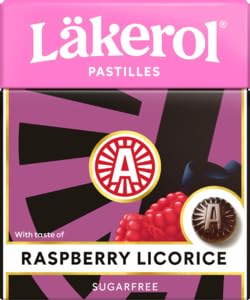 Läkerol Lemon Pastilles – Sugar-Free Swedish Candy – Refreshing Lemon Flavor – 24-Pack (24 x 25g)