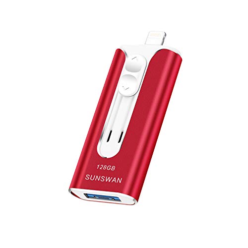 USB Flash Drive 128GB Thumb Drive for iPhone Flash Drive Photo Stick