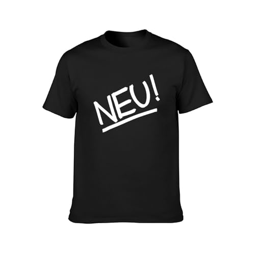 Neu Krautrock Men T-Shirt Printed Camiseta Black Tee Top XL