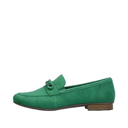 Rieker Damen 51999 Slipper, Smaragd, 40 EU