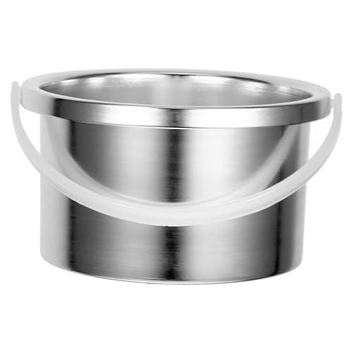 BETOOKY Recipiente de Repuesto de Aluminio para Calentador de Cera, Olla Interior de 500 Ml para Máquina de Fusión de Cera, Contenedor Metálico Compatible para Depilación Profesional