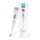 EUROPAPA Digitales Fieberthermometer für Babys, Kinder und Erwachsene, Thermometer für oral, axillar oder rektal, wasserdicht mit Fieberalarm (Lila)