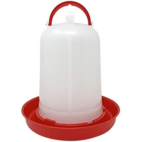 Pecking order 9668 Poultry Waterer, Red Cover