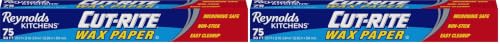 Reynolds Cut-Rite Wax Paper, 75 Square Foot Roll (Pack of 2)