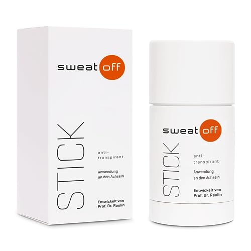 Sweat-Off Antitranspirant Stick 50ml gegen Schwitzen | Deo & Antitranspirant in einem | mit dezent-frischem Duft
