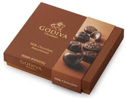 Godiva Small Milk Chocolate Assortment Box