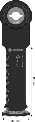 Lame pour coupe plongeante Bosch MAII 32 EPC évite les blocages dans le bois