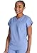 Cherokee V-Neck Women's Scrub Top with Dolman Sleeves & High-Low Shirttail Hem for Comfort Plus Size CK836A, 2XL, Ciel