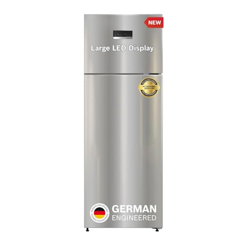 Bosch 269L, 2 Star, Frost Free Double Door Refrigerator | XL Fridge Space | Easy Touch UI Panel | Super fast Cooling and Freezing | 18 Hrs Cooling Ret