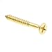 Prime-Line 9036572 Wood Screws, Flat Head, Phillips Drive, #14 X 2 in., Solid Brass, (20 Pack)