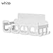 Produktbild CAheadY Badezimmer-Wand-Shampoo-Halter Toilet Sucker Shelf Kleinigkeiten Lagerregal White 1