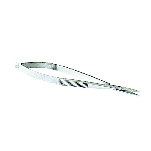 Rayher ciseaux pincette ciseaux courbes pour scrapbooking, broderie, création de cartes & Cie une paire de ciseaux pincettes de 11,5 cm de longueur, Argenté