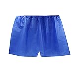 Etgu Men's Disposable Underwear Paper Underwear Pack of 20,Blue