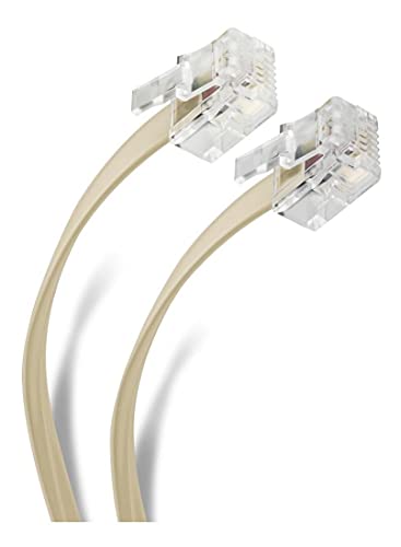 Accesorios De Telefonía, Personal Computer Steren Cable plug a plug RJ11 de 2.1m, para extensión telefónica 304-007