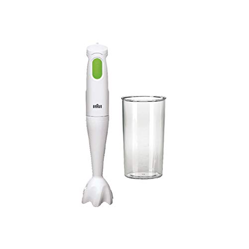 Image of Braun MultiQuick 1 Hand Blender 450W with EasyTwist Technology, Lightweight, Stainless Steel, BPA-Free for Baby Food, Chutney, Puree, Lassi, Smoothie, Soup, Shake (MultiQuick White)