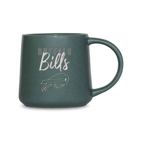 Rico Industries NFL Football Buffalo Bills Sage 16oz Ceramic Taper Mug