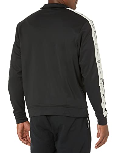Champion-Mens-Lightweight-Stretch-Warmup-Signature-Logo-Full-Zip-Moisture-Wicking-Athletic-Jacket