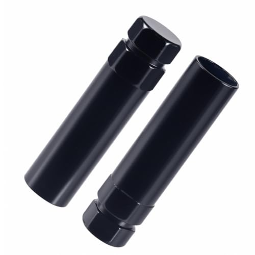 Image of 7 Spline Lug Nut Key, 2 Pack, 7 Point Spline, 21mm & 22mm Hex Socket, Alloy Steel, M14x1.5, M14x2, 9 /16-18 Threads