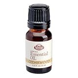 CEDARWOOD 100% Pure, Undiluted Essential Oil Therapeutic Grade - 10 ml. Great for Aromatherapy!