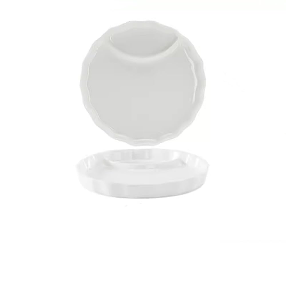 Podzielone talerze talerz na pierogi porcelanowy podzielony talerz podzielony dla dorosłych podzielony talerz do domu podzielone talerze obiadowe