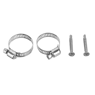 Copgge 24mm Diesel Heater Exhaust Muffler Parking Air Heater Muffler Silencer Generator Exhaust Muffler Silencer Kit with Clamp Fits For Eberspacher Webasto Air Heater, for Chinese Diesel Heater