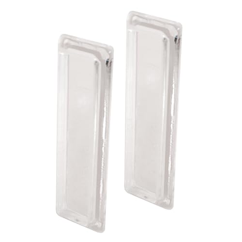Prime-Line F 2549 Clear Plastic, Window Finger Pull, Self-Adhesive (2 Pack)