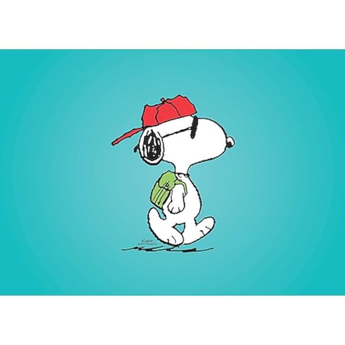Imán rectángulo Snoopy Joe Cool 3x2 pulgadas miniatura 2