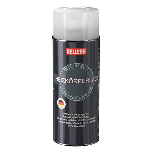 Premium Heizkörperlack Sprühlack | 400 ml | verbesserter Vergilbungsschutz | beste Ergebnisse für exclusive Oberflächen (RAL 7016 Anthrazit)