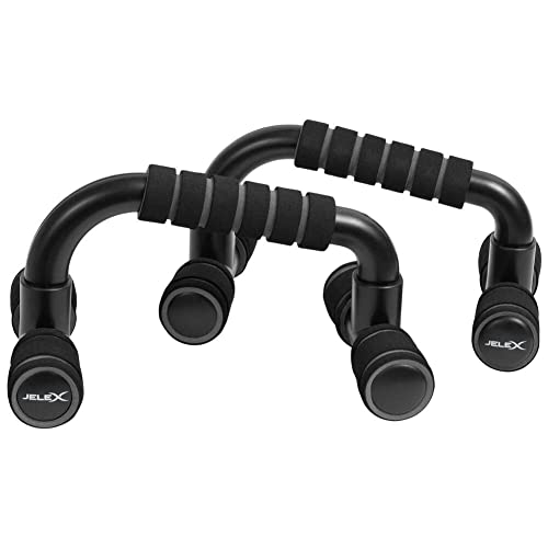 JELEX Gain Hard Push Up Bar Poignées de pompes Noir/gris Cover