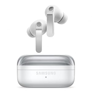 Samsung Galaxy Buds4 Pro, Kabellose Hi-Fi Bluetooth-Kopfhörer, 2-Wege-Lautsprecher, Geräuschunterdrückung per Adaptive Noise Cancelling, In-Ear-Ohrhörer, 360 Audio, AI Agent mit Sprachsteuerung, White