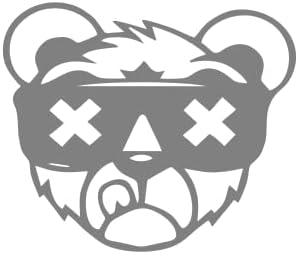 Quart Aksesuar 30 x 25 cm Ayı X Oto Sticker Bear X Araba Cam Sticker
