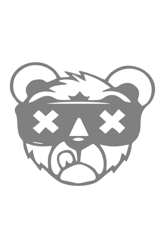Quart Aksesuar 30 x 25 cm Ayı X Oto Sticker Bear X Araba Cam Sticker